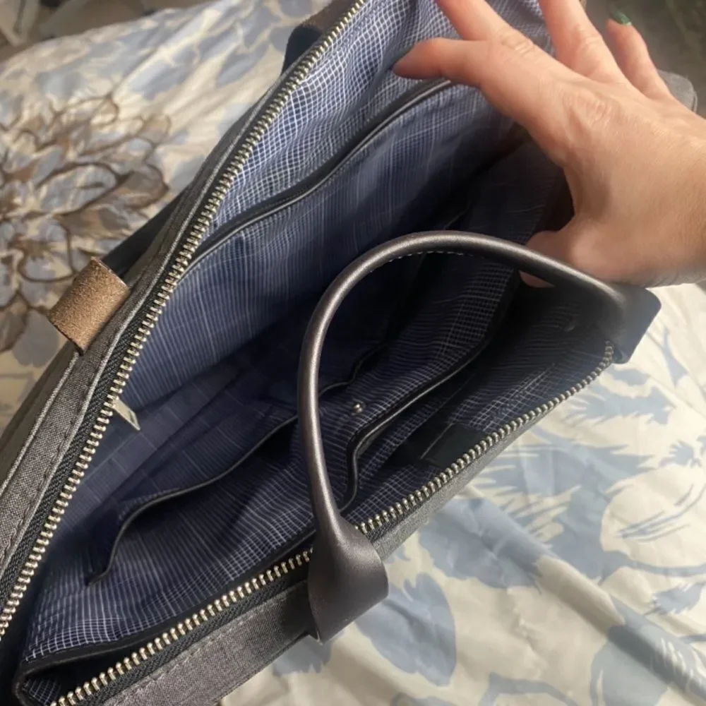 Jack Spade New York grey laptop bag
